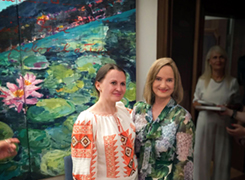 Vernissage Paradies Mirela Traistaru, Katharine Siegling